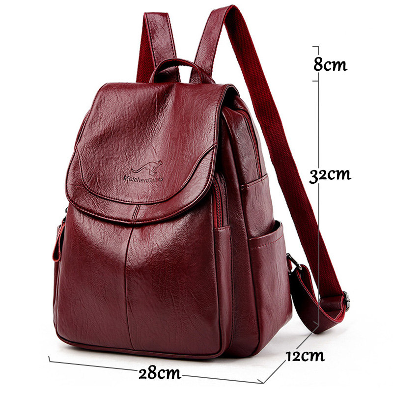 Vintage Soft Leather Backpack  - Leather Backpack Vintage 评论和价格