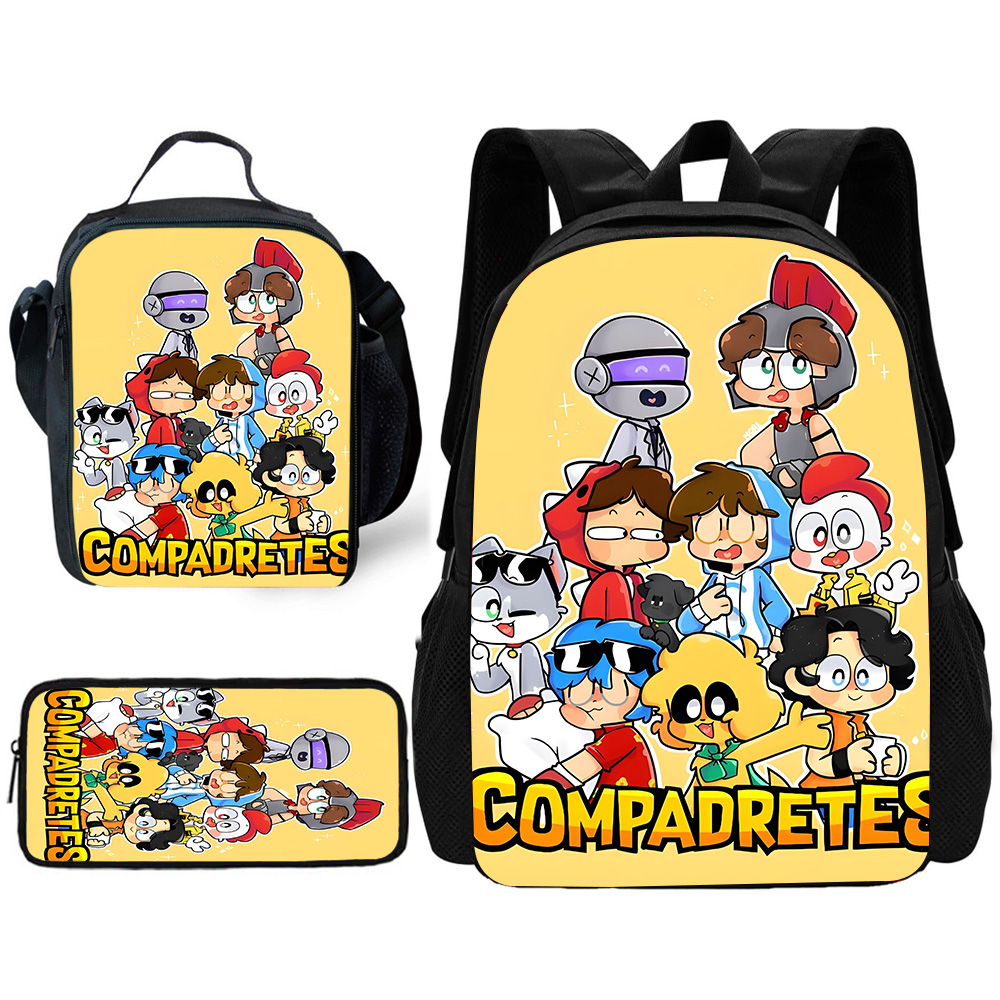 Child Casual Mikecracks Cartoo - Canvas Backpack Casual 评论和价格