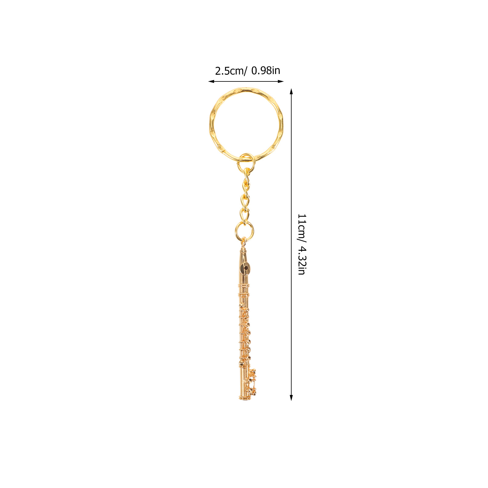 Mini Metal Flute Keychain Vint - Mini Backpack Purse 评论和价格