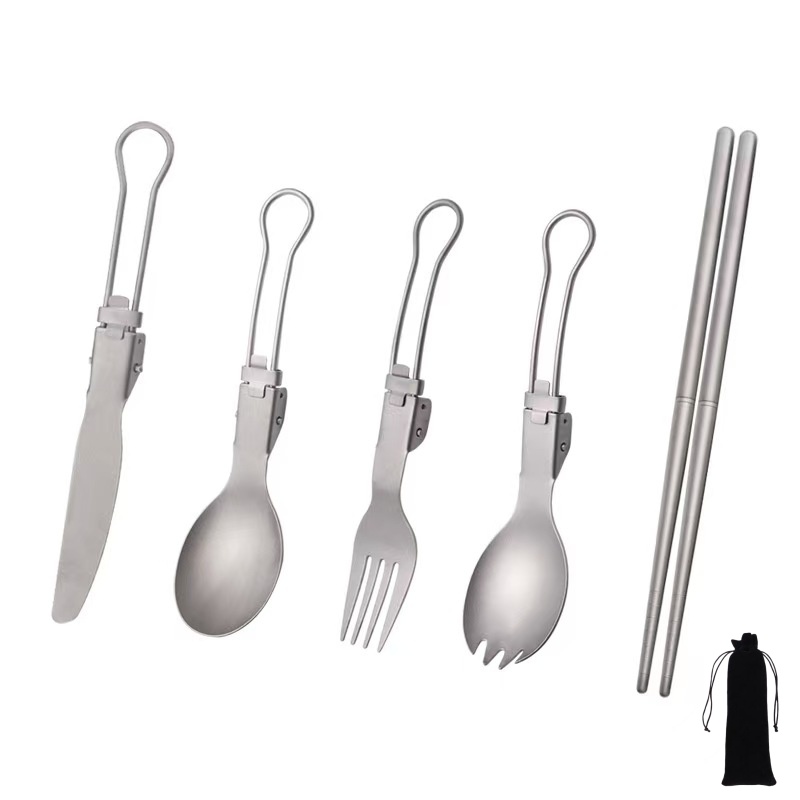 Titanium Foldable Utensil Set  - Foldable Backpack Small 评论和价格