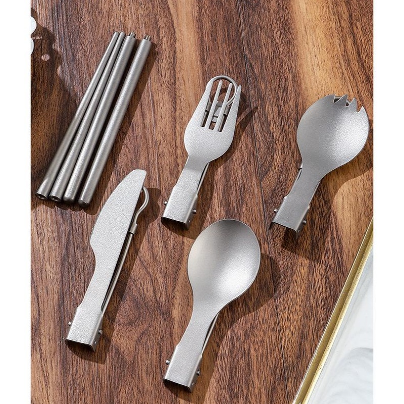 Titanium Foldable Utensil Set  - Foldable Backpack Small 评论和价格