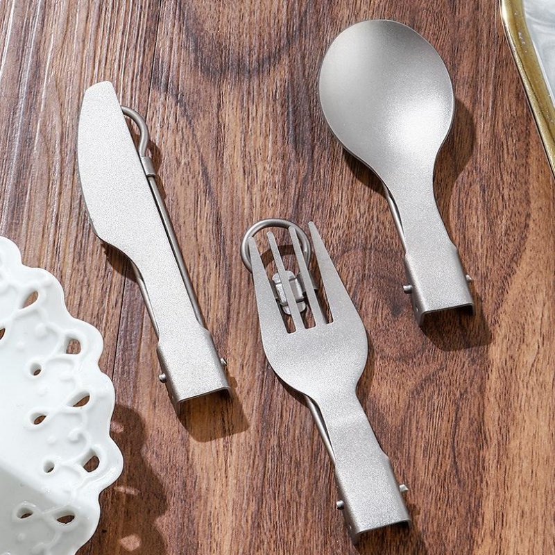Titanium Foldable Utensil Set  - Foldable Backpack Small 评论和价格