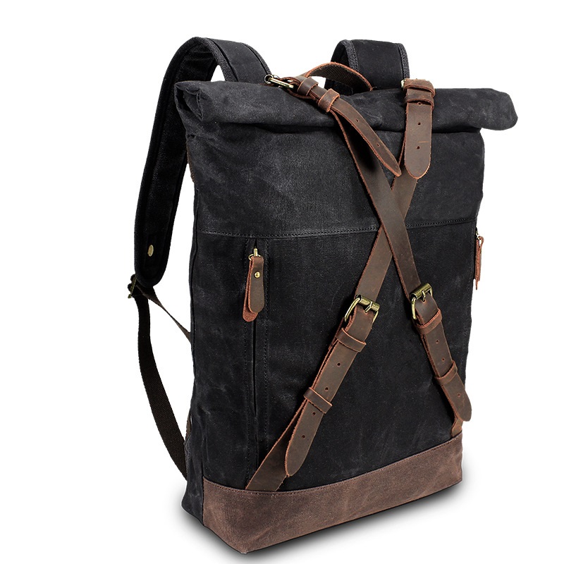 Retro Canvas Leather Backpacks - Leather Backpack Vintage 评论和价格